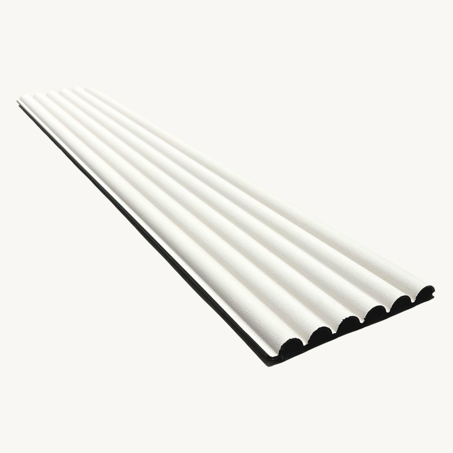 Panel WPC Arco | Taupe Blanco Decorativo | ALMACORA - Almacora