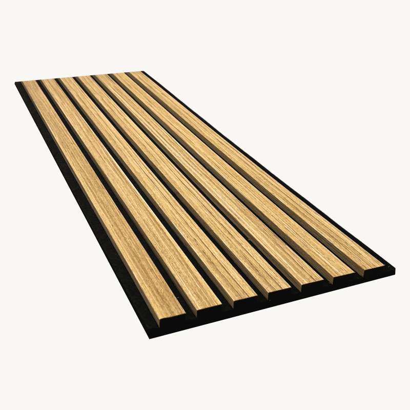 Panel Acústico Decorativo | MDF Akupanel Teca | Almacora - Almacora