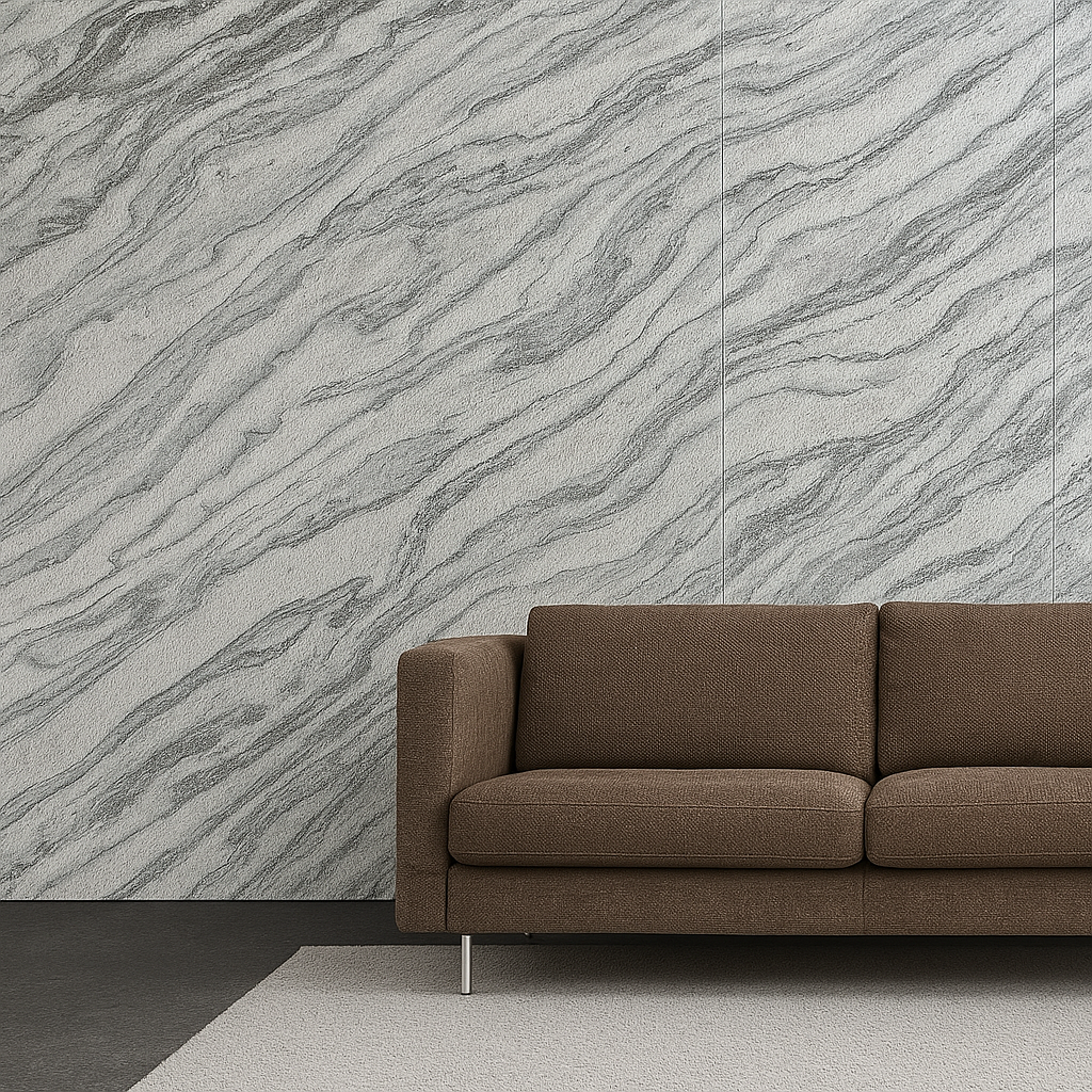 Revestimientos de Piedra Natural- Láminas Flexibles Nieve - Almacora