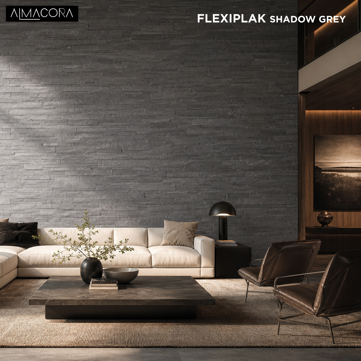 Panel 3D Flexyplak Shadow Grey Autoadhesivo | Decorativo Interior | Almacora - Almacora