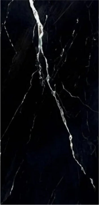 Láminas PVC Tipo Mármol | Revestimiento Interior - Negro