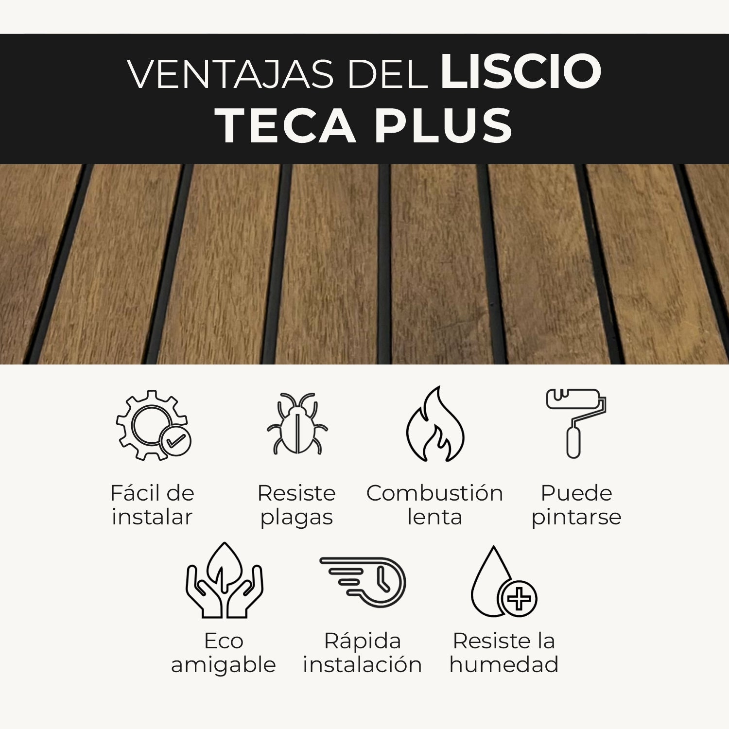 LISCIO TECA PLUS - Almacora