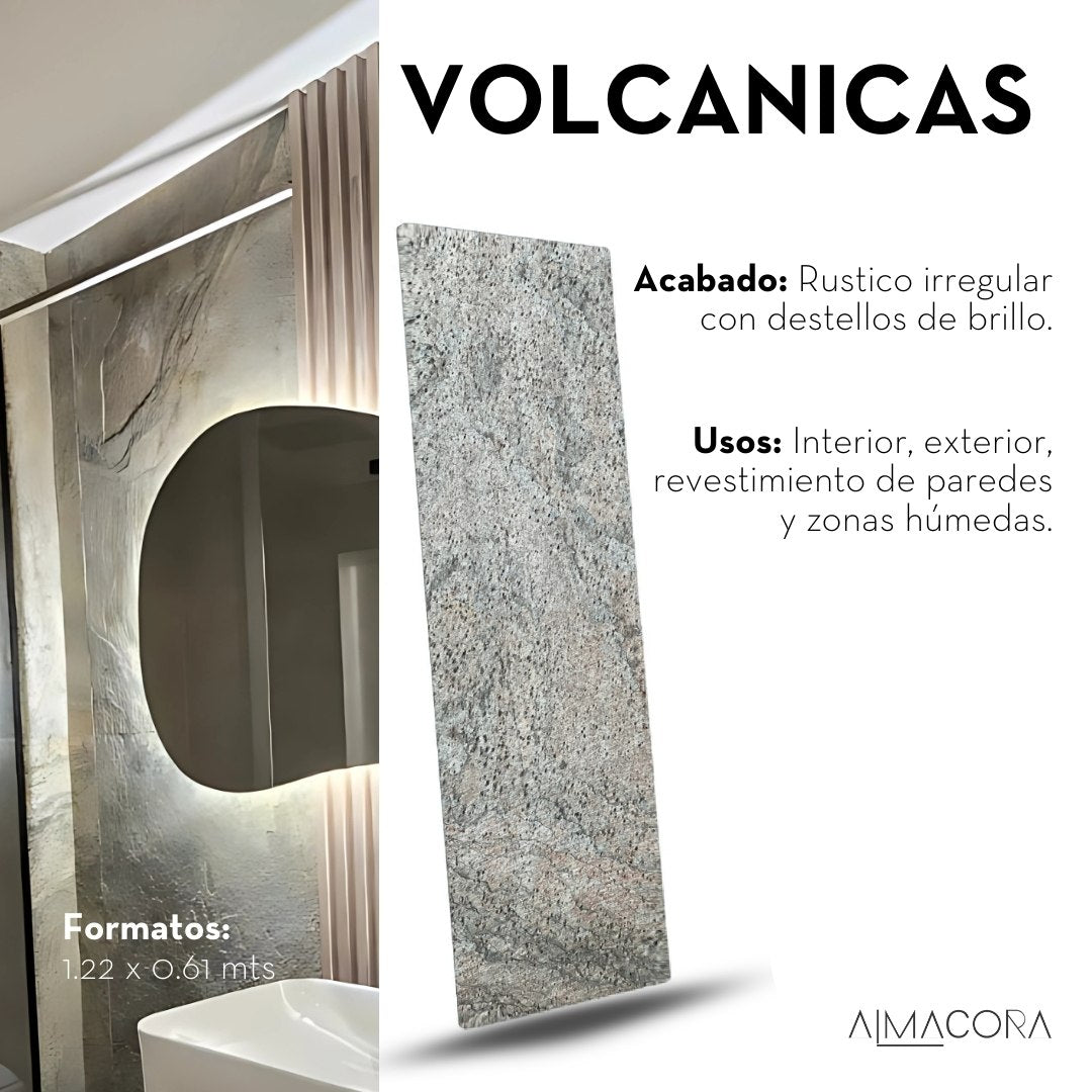 Láminas de Piedra Natural- Flexiplack Volcánica - Almacora