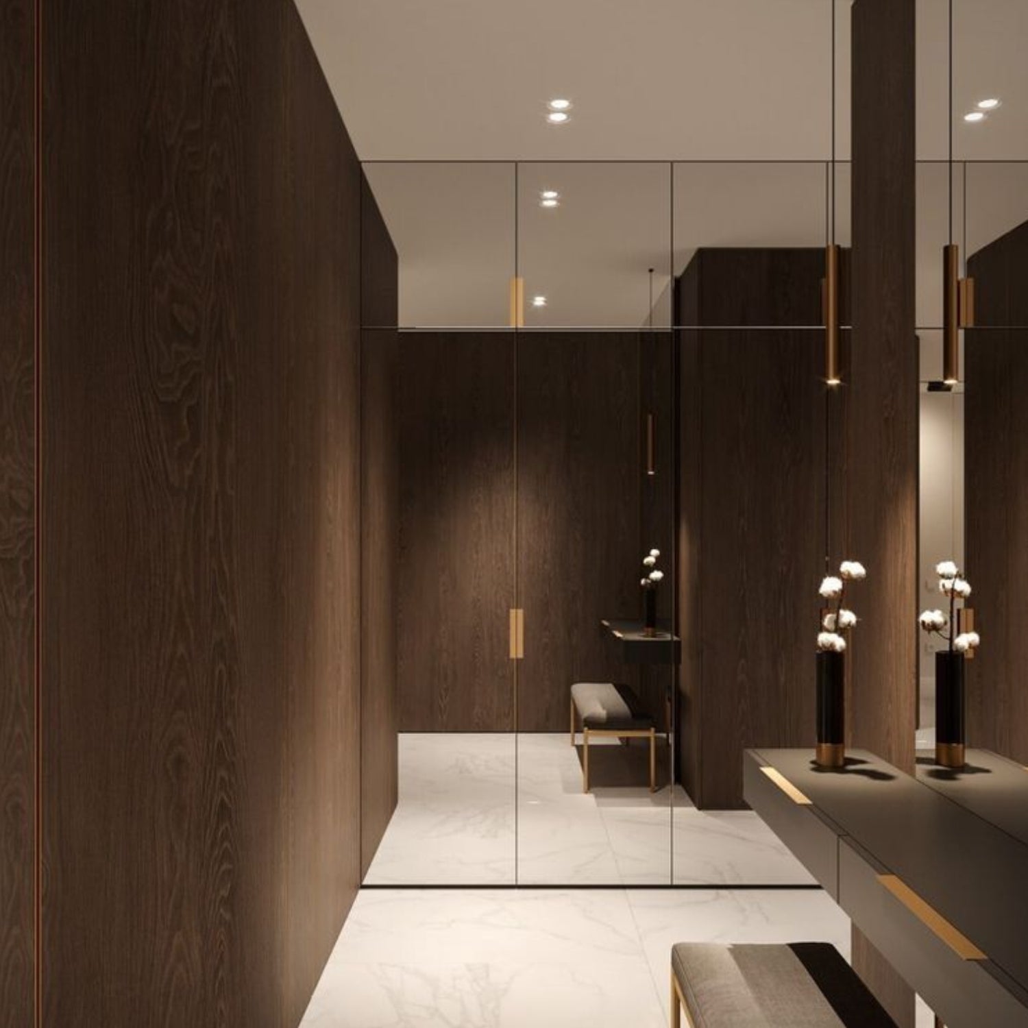 Lámina Piatto Tipo Espejo Plata – Revestimiento Decorativo Moderno - Almacora