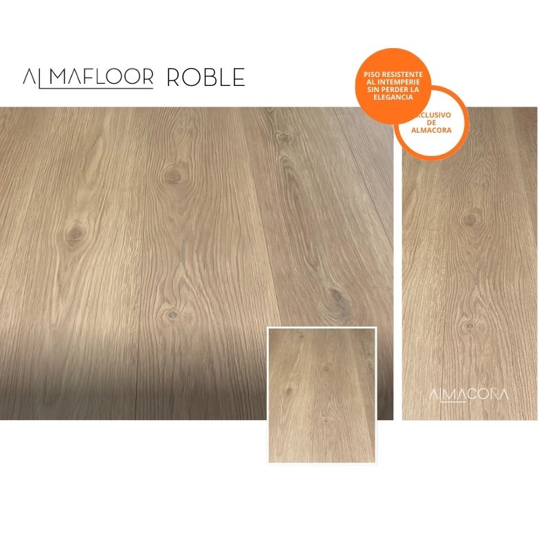 Piso spc Almafloor Roble almacora