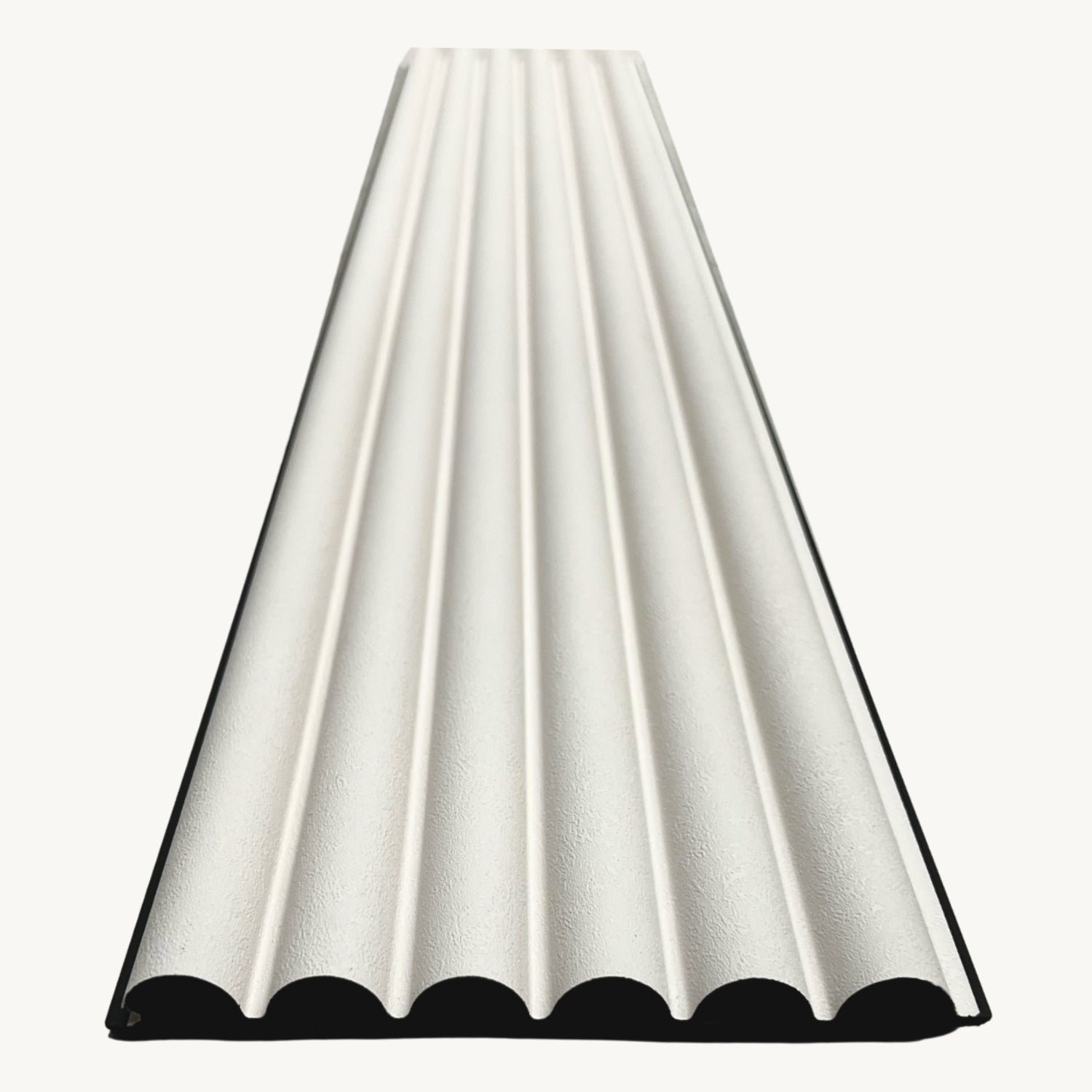 Panel WPC Arco | Taupe Blanco Decorativo | ALMACORA - Almacora