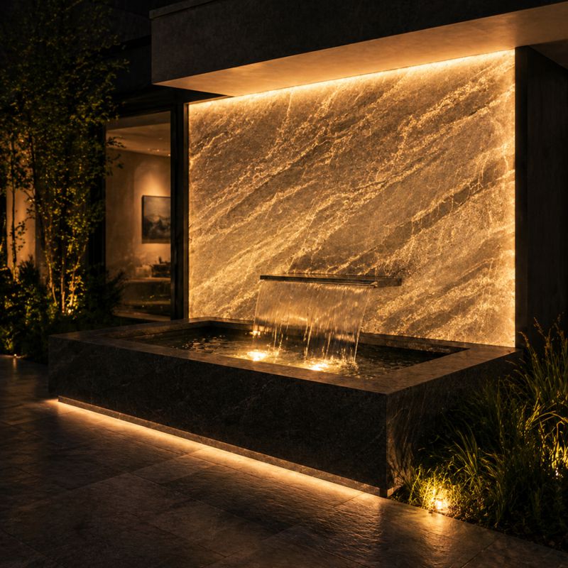 Flexiplak Translúcida Pietra | Lámina Decorativa de Piedra Flexible - Almacora