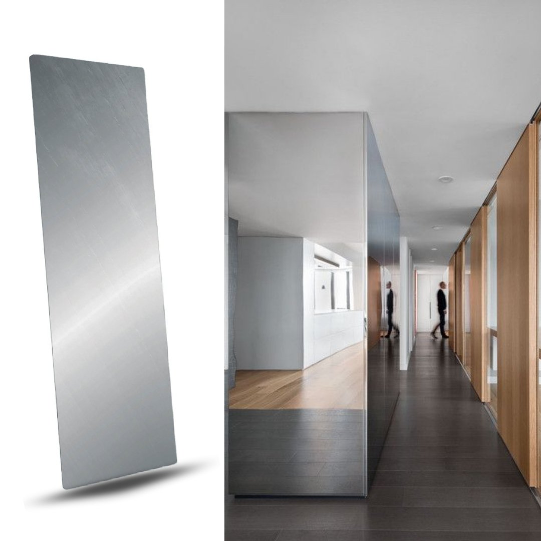 Lámina Espejo para Revestimientos Interiores - Plata - Almacora