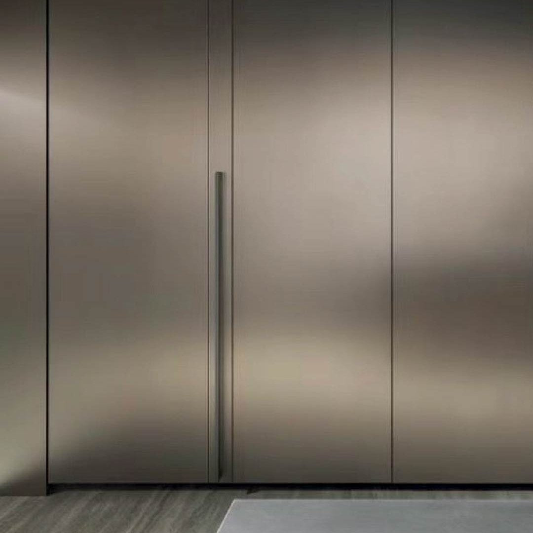 Lamina Metalizada para Revestimientos Interiores ocre 3