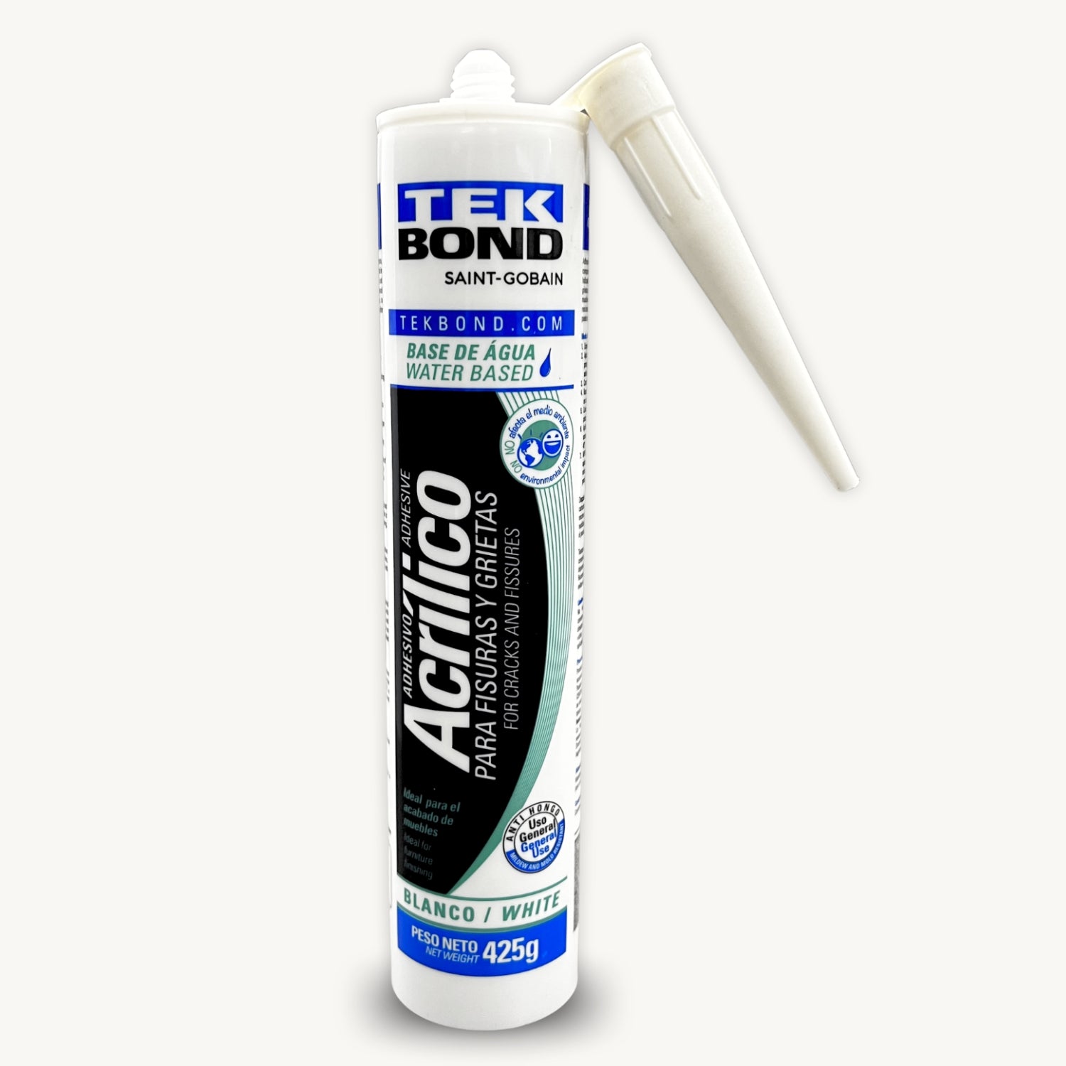 Adhesivo Acrílico | Fisuras y Grietas | Tek Bond - Almacora