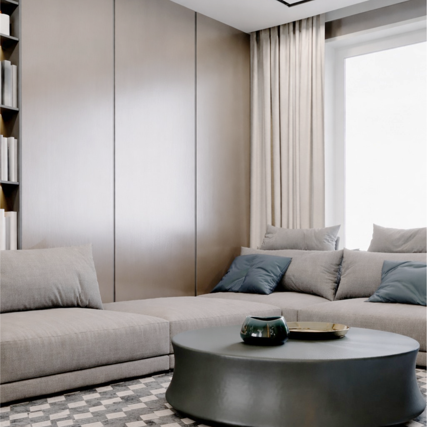 Lámina Piatto Metalizada Champaña – Revestimiento Decorativo Moderno - Almacora